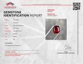 2.50 carats Vivid Red Garnet Stone